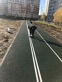 Нанесение разметки